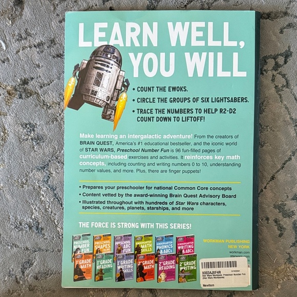 Star Wars Preschool Workbook Set – ABC, Numbers & Shapes (Ages 4–5) - Picture 7 of 8